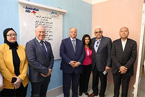 محافظ القاهرة يفتتح مبنى رياض الأطفال بمدرسة المعتز بالله الإبتدائية