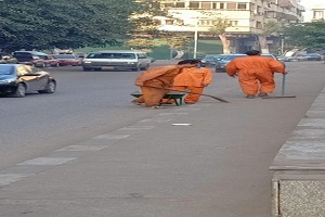 استعادة المظهر الحضاري لشوارع الحي