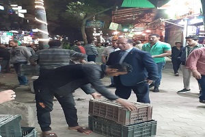 حملة إشغالات مسائية مفاجئة