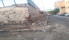 متابعة اعمال النظافة بالحي 