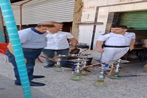 حي الشرابية يتابع تنفيذ قرارات الحظر 