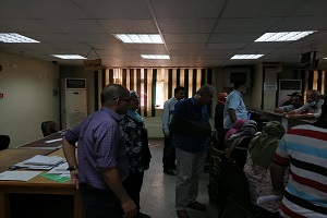 متابعة أعمال حصر مخالفات البناء بحي حلوان