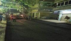 متابعة أعمال صيانة وتطهير بالوعات الصرف الصحي 