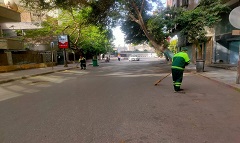رفع كفاءة منظومة النظافة بشوارع وميادين الزمالك