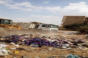 حملات يومية لإزالة إشغالات الباعة الجائلين من شوارع المقطم