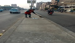 رفع مستوى النظافة والتجميل والإنارة بالمنطقه الشماليه