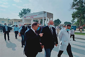 محافظ القاهرة يتفقد مستشفى الحميات ومستشفى الصدر بالعباسية