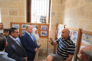 وزيرا السياحة والآثار و التنمية المحلية و محافظ القاهرة يفتتحون زاوية حسن الرومي بمنطقة الخليفة