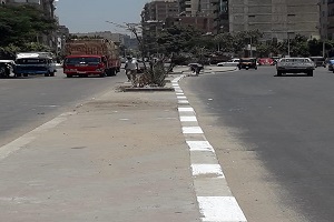 متابعة تطوير شوارع الحى