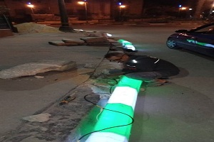 حي الخليفة يواصل العمل ليل نهار لرفع كفاءة الشوارع