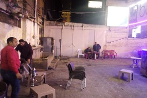 حملة مسائية على مقاهي حي عابدين