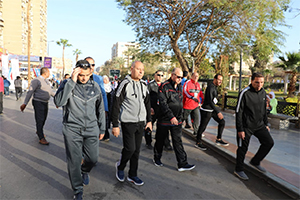 وزير الرياضة ومحافظ القاهرة يشهدان ماراثون القاهرة 2023