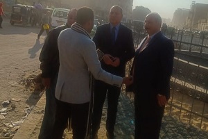 استكمال أعمال تجريد ونظافه مربعات العبد