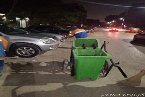 حملات لرفع كفاءة مستوى النظافة بشوارع وميادين الحي