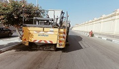 حملة مكبرة لنظافة شوارع واحياء المنطقة الشمالية 