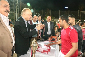 محافظ القاهرة يشهد ختام الدورة الرمضانية لكرة القدم الخماسية للعاملين بالمحافظة