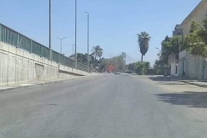 متابعة اعمال النظافة بالحي