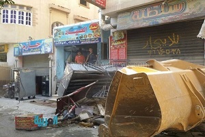 حملة مكبرة لإزالة إشغالات الهضبة الوسطى بالمقطم