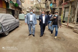 متابعة الاعمال اليومية بالحي 