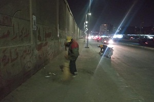 حملات نظافة وتجميل في شوارع الحي