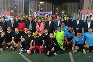 محافظ القاهرة يفتتح الدورة الرمضانية بالملاعب المفتوحة بالأسمرات