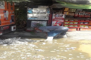 إصلاح الصرف الصحي أمام مدرسة شجرة الدر الابتدائية بحي البساتين