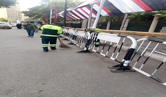 رفع كفاءة النظافة بمحيط الكنائس بالحي