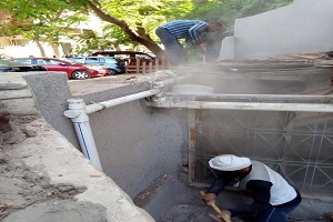 حي المعادي يقوم بالتصدى الدائم بكل حزم وبقوة القانون لأي بناء مخالف