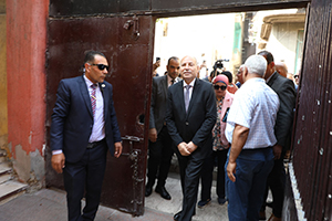 محافظ  القاهرة يتفقد امتحانات الثانوية العامة وكنترول مدرسة الخديوية