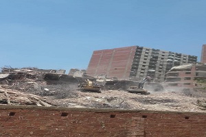 إزالة مخالفات المباني بحي دار السلام