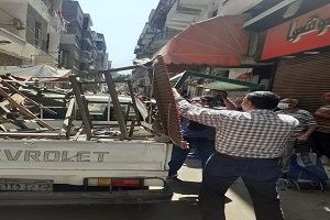 متابعة الاعمال اليومية بالحي 