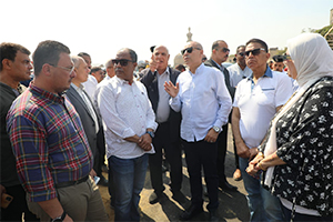 محافظ القاهرة يتفقد اعمال التطوير بمحيط القلعة بحي الخليفة 