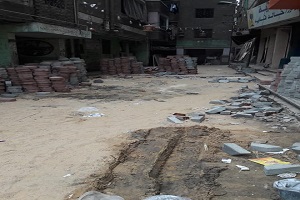 رفع كفاءة شوارع حي الشرابية