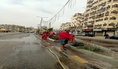 حملة نظافة بالسيدة زينب