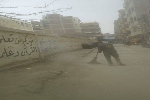 حملة مكبرة لرفع الإشغالات بحي حلوان