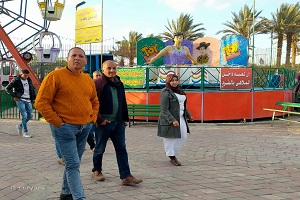 جولة تفقدية لرئيس الهيئة العامة للنظافة والتجميل لحديقة الفسطاط