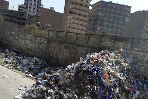 حملة مكبرة لرفع القمامة والمخلفات بالحي