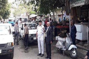 حملات غلق المقاهي المخالفة بحي الخليفة