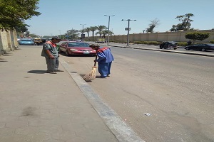 متابعة الاعمال اليومية بالحي 