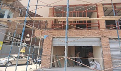 إيقاف اعمال مخالفة بارض المثلث بشارع جوزيف تيتو