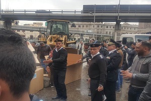 حملة مكبرة لرفع الإشغالات بالحي