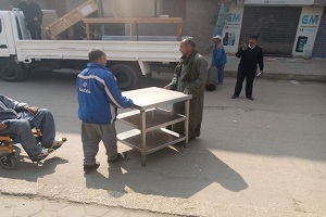 حملة مكبره لرفع الإشغالات بحي التبين