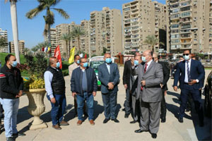 جولة تفقدية لمحافظ القاهرة بالحديقة الدولية وحديقة العاشر من رمضان