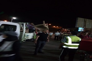 حي حلوان يشن حملة مسائيه مكبره لرفع الإشغالات