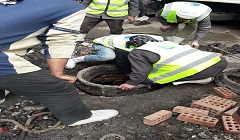 المتابعة الميدانيه والتواجد المستمر بشوارع وميادين الحي