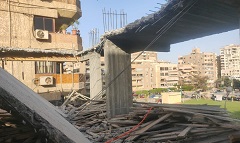 إزالة اعمال مخالفة ببعض المناطق بالحي