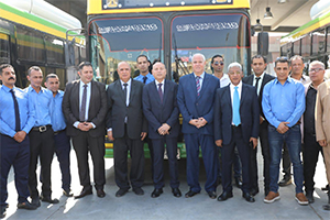 محافظ القاهرة يتفقد اعمال التطوير الخاصة بهيئة النقل العام  