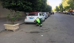 رفع كفاءة مستوى النظافة بشارع ابو الفدا 