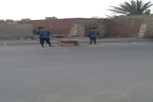 تكثيف حملات النظافة لرفع كفاءة الشوارع في حي طره