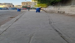 أعمال رفع كفاءة النظافة وتحسين المظهر العام بالمنطقة الشمالية 